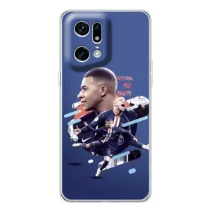 Чехол (TPU) с Футболистом на OPPO Find X5 Pro (Килиан)