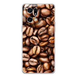 Чохол з зображенням смачної їжі для OPPO Find X5 Pro (Кава)