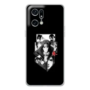 Чохли з принтом Ітачі Учіха на OPPO Find X5 Pro (Коллаж Ітачі)