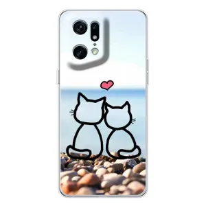Силіконові Чохли Коханій людині для OPPO Find X5 Pro (Котейки)