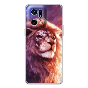 Чехол с картинкой на OPPO Find X5 Pro (Красочный ЛЕВ)