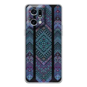 Силиконовый Чехол на OPPO Find X5 Pro (Крутой орнамент)