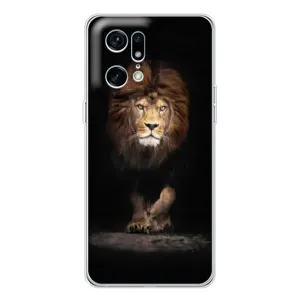 Чехол с картинкой на OPPO Find X5 Pro (Красивый Лев)