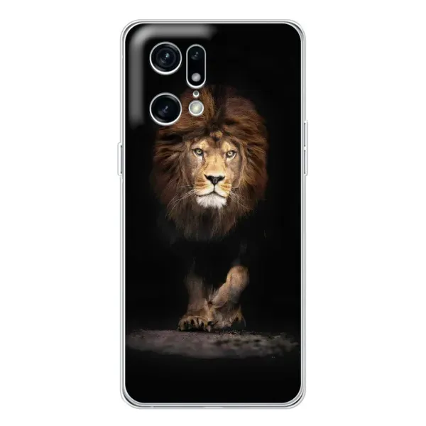 Чехол с рисунком «Красивый Лев» для OPPO Find X5 Pro Чехол с рисунком «Красивый Лев» для OPPO Find X5 Pro