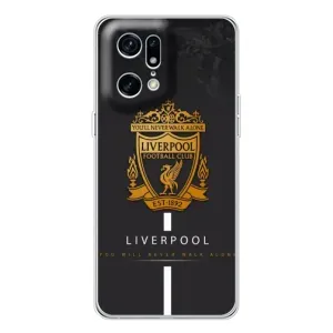 Силиконовые Чехлы принт Футбол на OPPO Find X5 Pro (Liverpool)