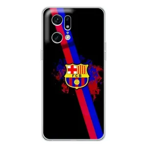 Чехол для OPPO Find X5 Pro (Барселона) (Лого Барсы)