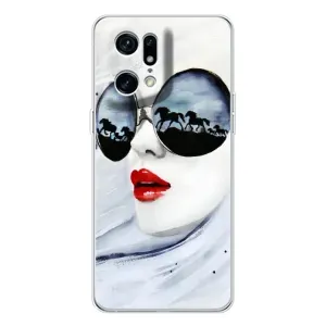 Чехол с картинкой Модные Девчонки OPPO Find X5 Pro (Любительница коней)