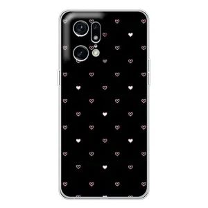 Чохли з тематикою "Маленькі Сердчеки" на OPPO Find X5 Pro (Маленькі сердечка)