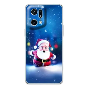 Чехлы на Новый Год OPPO Find X5 Pro (Маленький Дед Мороз)