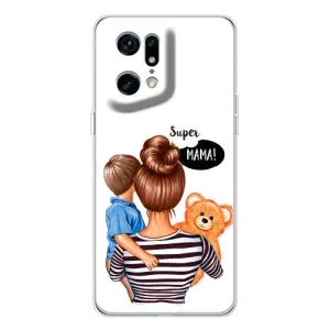 Чохли для МАМИ на OPPO Find X5 Pro (Мама і син)