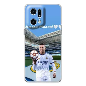 Чехол (TPU) с Футболистом на OPPO Find X5 Pro (Mbappe Real)