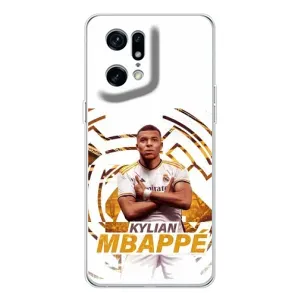 Чехол (TPU) с Футболистом на OPPO Find X5 Pro (Мбаппе Реал)
