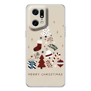 Чехол Санта Клаус для OPPO Find X5 Pro (Merry Christmas)