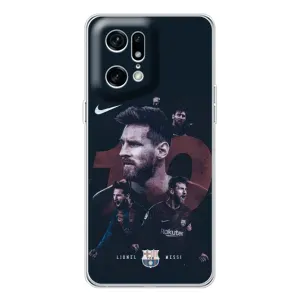 Чехлы Лео Месси Аргентина для OPPO Find X5 Pro (Месси 10)