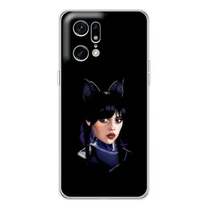 Чехлы с принтом Уэнсдей на OPPO Find X5 Pro (Милая Уэнсдей)