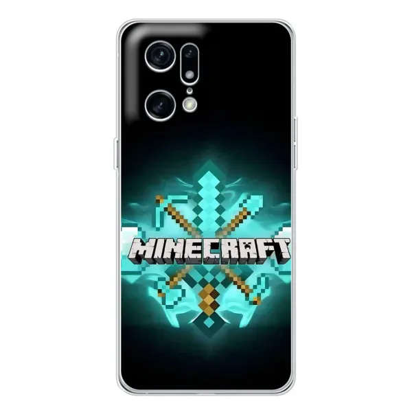 Чехол с рисунком «MineCraft 2» для OPPO Find X5 Pro