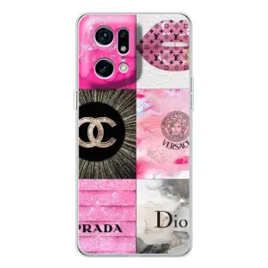 Чехол (Dior, Prada, YSL, Chanel) для OPPO Find X5 Pro (Модница)