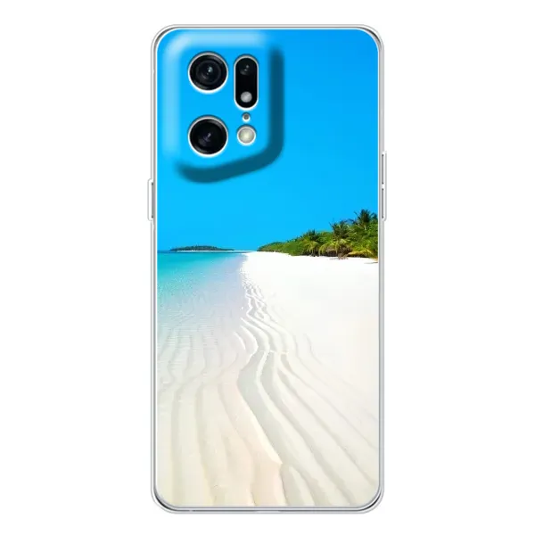 Чехол с рисунком «Море песок» для OPPO Find X5 Pro Чехол с рисунком «Море песок» для OPPO Find X5 Pro