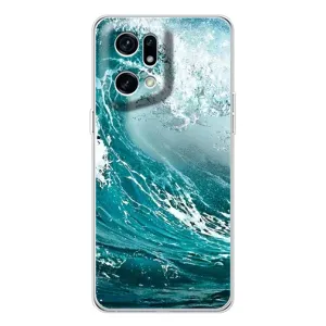 Літній Чохол на OPPO Find X5 Pro (Морська Хвиля)