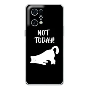 Бампер с изображением Котиков для Финд Х5 Про (Not Today)