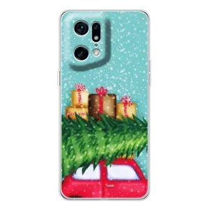 Чехол Новогодняя Елка на OPPO Find X5 Pro (Новогодние подарки)