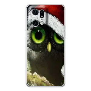 Чохли з принтом СОВИ для OPPO Find X5 Pro (Новорічна Сова)