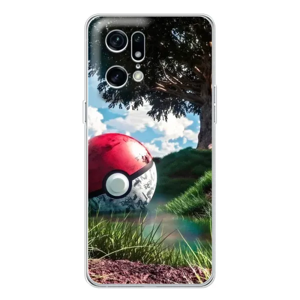 Чехол с рисунком «Пакемон Го» для OPPO Find X5 Pro Чехол с рисунком «Пакемон Го» для OPPO Find X5 Pro