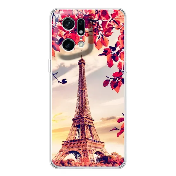 Чехол с рисунком «Paris photo» для OPPO Find X5 Pro Чехол с рисунком «Paris photo» для OPPO Find X5 Pro