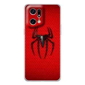 Чехол Супергерой Человека Паука на OPPO Find X5 Pro (Паук марвел)