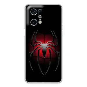 Чехол Супергерой Человека Паука на OPPO Find X5 Pro (Паук)