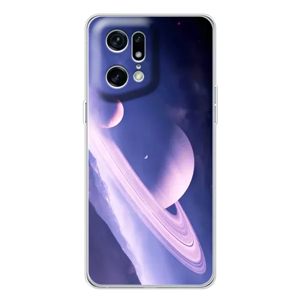 Чехол с рисунком «Планета в космосе» для OPPO Find X5 Pro Чехол с рисунком «Планета в космосе» для OPPO Find X5 Pro