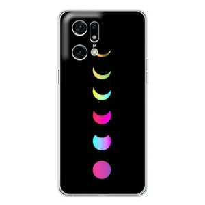 Чохол (ТПУ) з планетами на OPPO Find X5 Pro (Повнолуння)