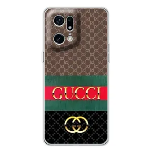 Чехлы Бренд GUCCI для OPPO Find X5 Pro (Стиль GUCCI)
