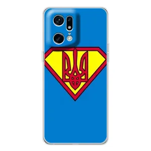 Чехол с картинкой (Патриотический ГЕРБ) на OPPO Find X5 Pro (Super - Герб)