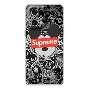 Чехол с рисунком «Supreme Маус» для OPPO Find X5 Pro