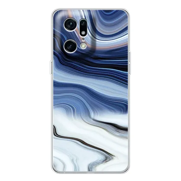 Чехол с рисунком «Светлый мрамор» для OPPO Find X5 Pro