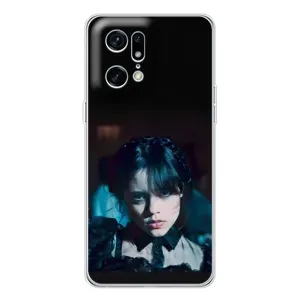 Чехлы с принтом Уэнсдей на OPPO Find X5 Pro (Танец Уэнсдей)