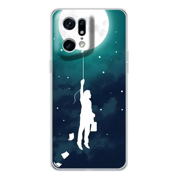 Чехол с рисунком «To The moon» для OPPO Find X5 Pro Чехол с рисунком «To The moon» для OPPO Find X5 Pro