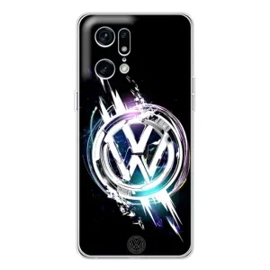 Чохол "Фольксваген" для OPPO Find X5 Pro (Volkswagen на чорному)