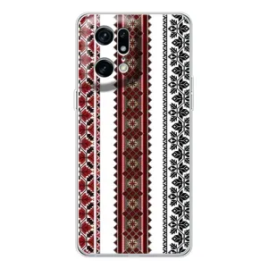 Силиконовый Чехол на OPPO Find X5 Pro с картинкой Вышиванки (Вышиваночки)