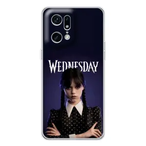 Чехлы с принтом Уэнсдей на OPPO Find X5 Pro (Wednesdey)