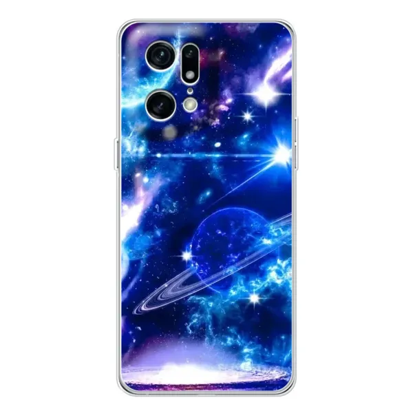 Чехол с рисунком «Яркий космос» для OPPO Find X5 Pro Чехол с рисунком «Яркий космос» для OPPO Find X5 Pro