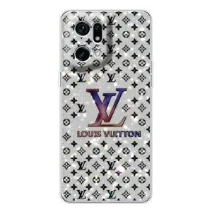 Чехол Стиль Louis Vuitton на OPPO Find X5 Pro (Яркий LV)