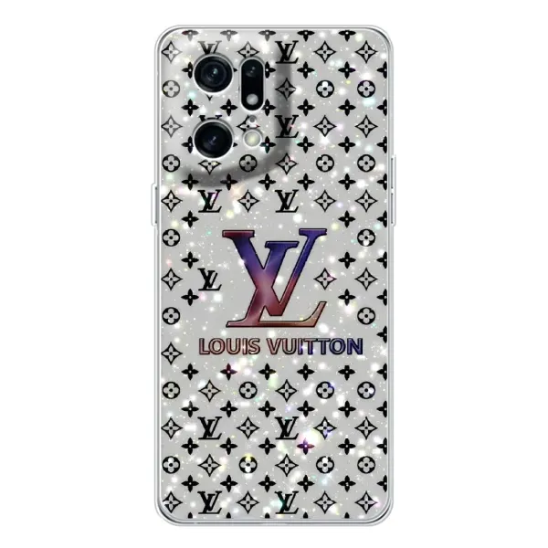Чехол с рисунком «Яркий LV» для OPPO Find X5 Pro