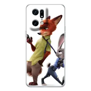 Чехлы ЗВЕРОПОЛИС для OPPO Find X5 Pro (Зверополис герои)