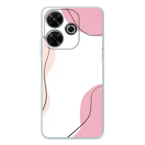 Чохол квітковий дизайн для OPPO K13 Turbo (Рожевий фон)