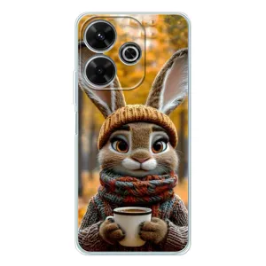 Друкований чохол 'Звірята з кавою' для OPPO K13 Turbo (Зайчик з кавою)