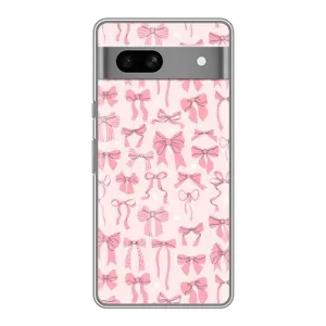 Чохол банти для OPPO K15s (Фон бантики)