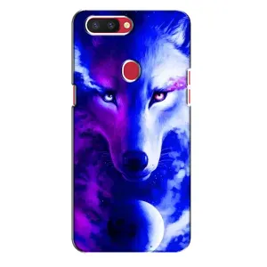 Чехол с рисунком «Арт-Волк» для OPPO R11s