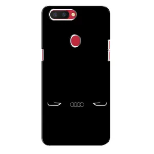Силіконовий бампер з картинкою машини на Oppo R11s (Сілует Audi)